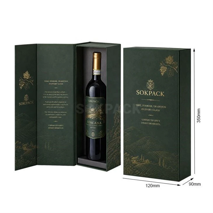 Magnetic Lid Premium Wine Gift Box suppliers